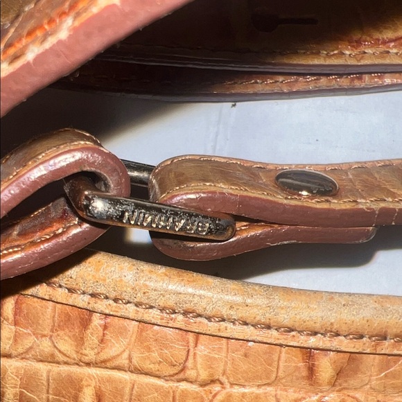 Brahmin Crocodile-Embossed Shoulder Bag - Picture 8 of 9